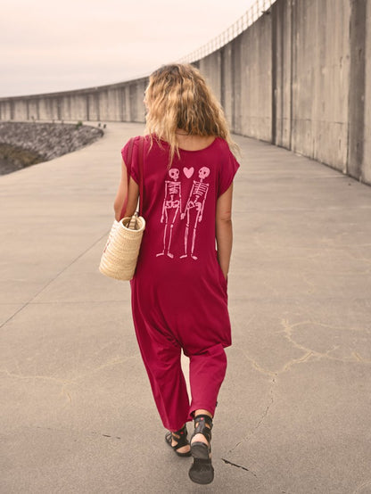 Mono burdeos "Forever" de Aire Retro
