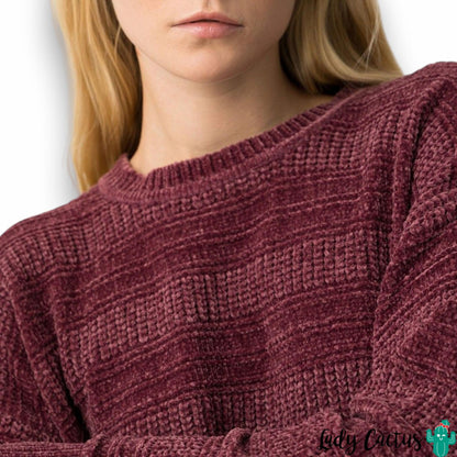 Jersey Policena de Tiffosi en rayas color higo