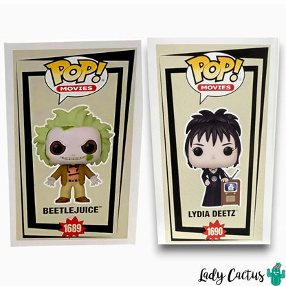Pack Funko Pop Beetlejuice y Lydia Deetz