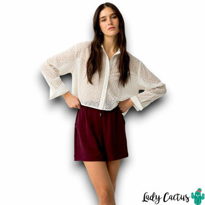 Pantalón Corto Bali Berenjena Tiffosi