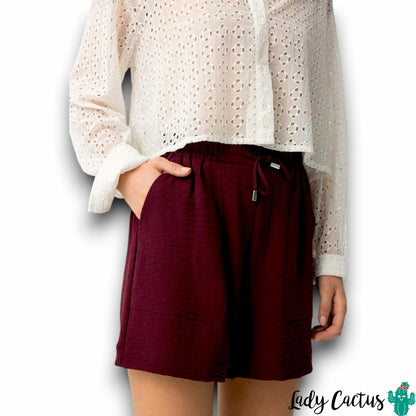 Pantalón Corto Bali Berenjena Tiffosi