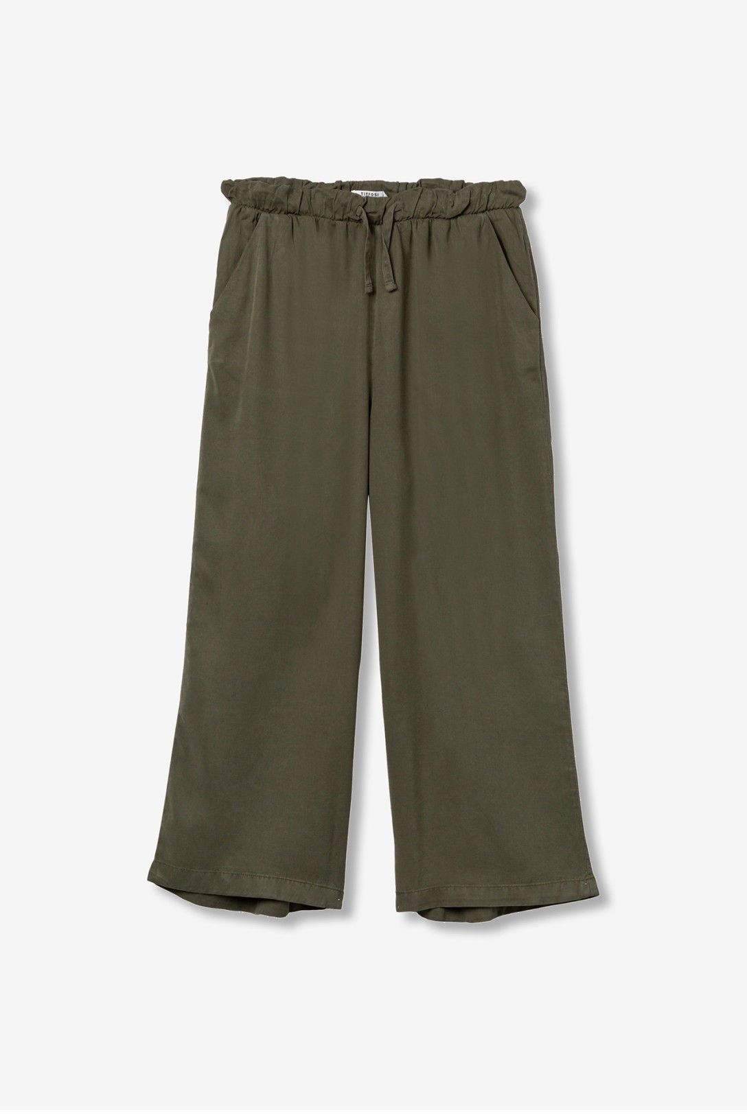 Pantalón de color verde cacería modelo Roselín de Tiffosi.