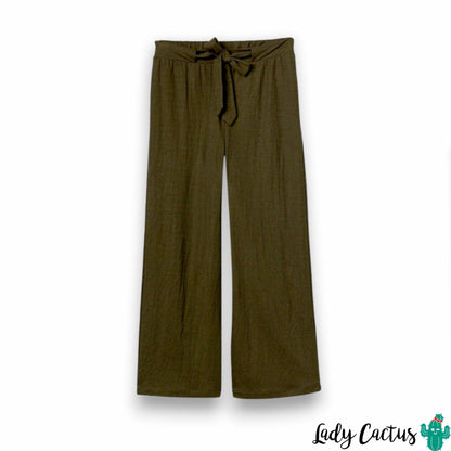 Pantalón con tejido viscosa suave y caída perfecta
