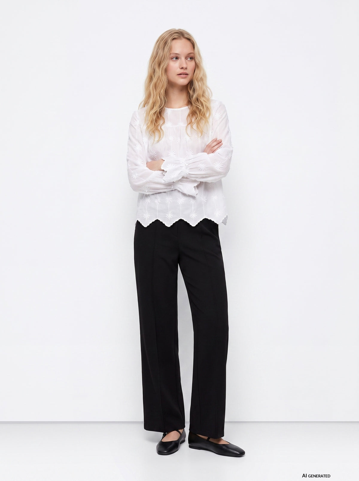 Pantalón Manola negro de Tiffosi