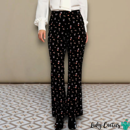 Pantalones Zia con bolsillos doble vivo de Minueto para refinamiento práctico