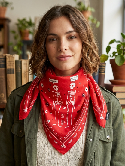 Pañuelo bandana atrevido y rockero de la firma nacional Aire Retro.