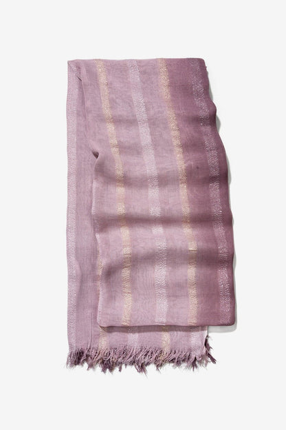 Pañuelo lila con brillos dorados modelo Pollu de Tiffosi