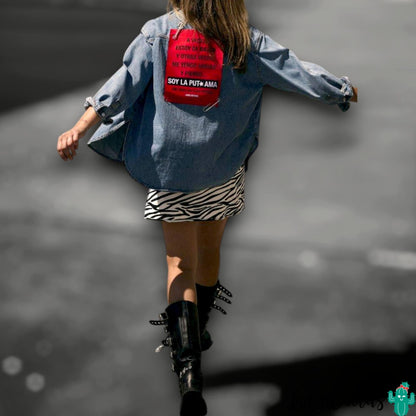 Parche Bordado Puta Ama en alta calidad de Aire Retro para durabilidad 