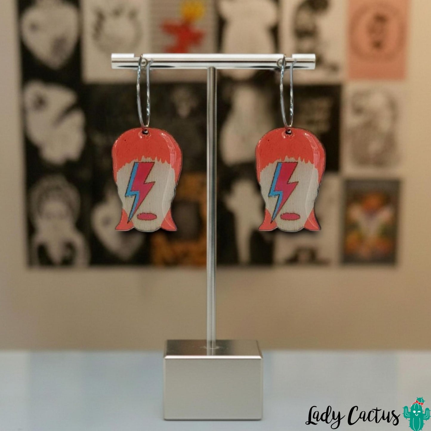 Pendientes Bowie Lady Cactus