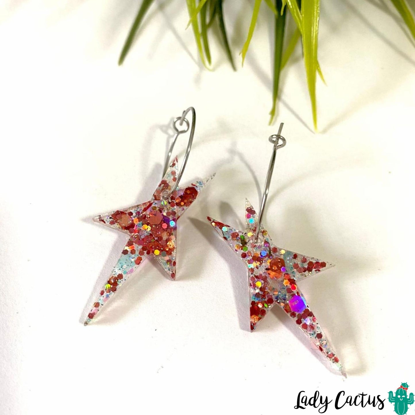 Pendientes Estrella brilli fantasia de Lady Cactus