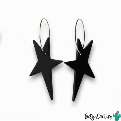 Pendientes Estrella Noche Lady Cactus