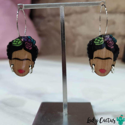 Pendientes Frida Flores Lady Cactus
