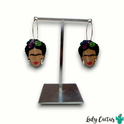 Pendientes Frida Flores Lady Cactus