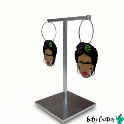 Pendientes Frida Flores Lady Cactus