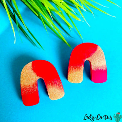 Pendientes únicos de herradura disponibles en Lady Cactus online