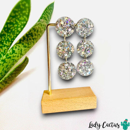 Pendientes largos y ligeros de 6,5 cm para mujer en Lady Cactus