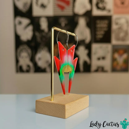 Pendientes Maxi Rayos Tropicales Lady Cactus