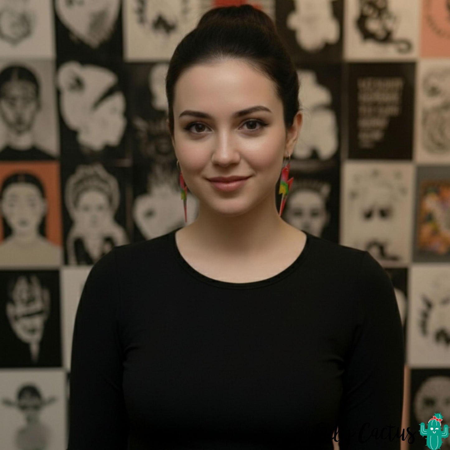 Pendientes Maxi Rayos Tropicales Lady Cactus