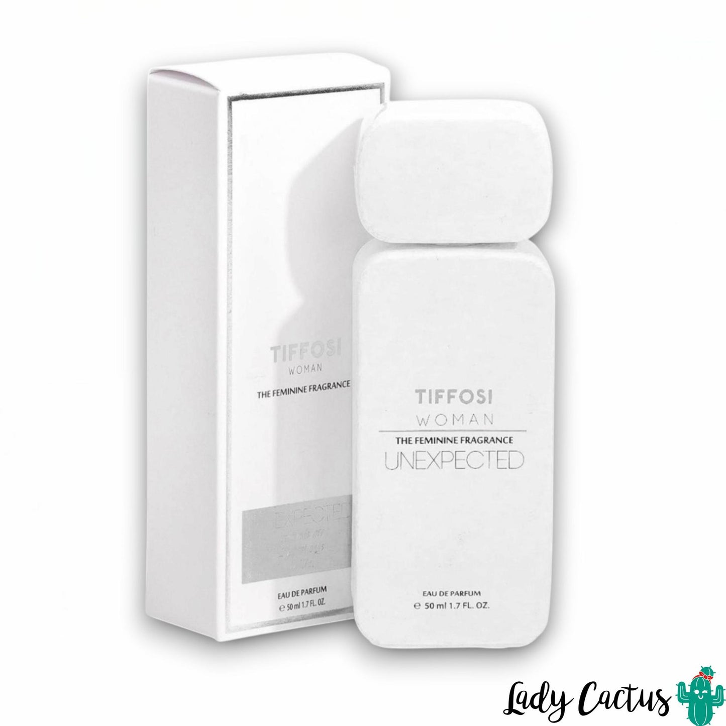 Frasco de perfume Tiffosi Unexpected para mujer de 50 ml