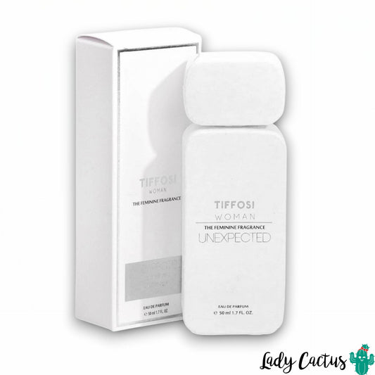 Frasco de perfume Tiffosi Unexpected para mujer de 50 ml