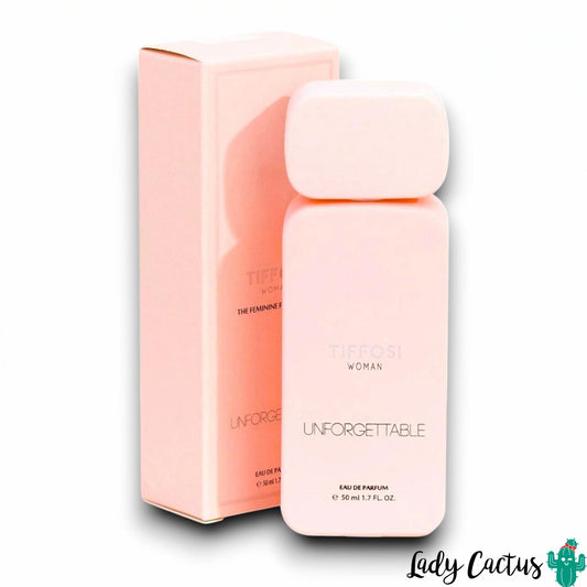 Perfume Tiffosi Unforgettable para mujer en frasco de 50 ml