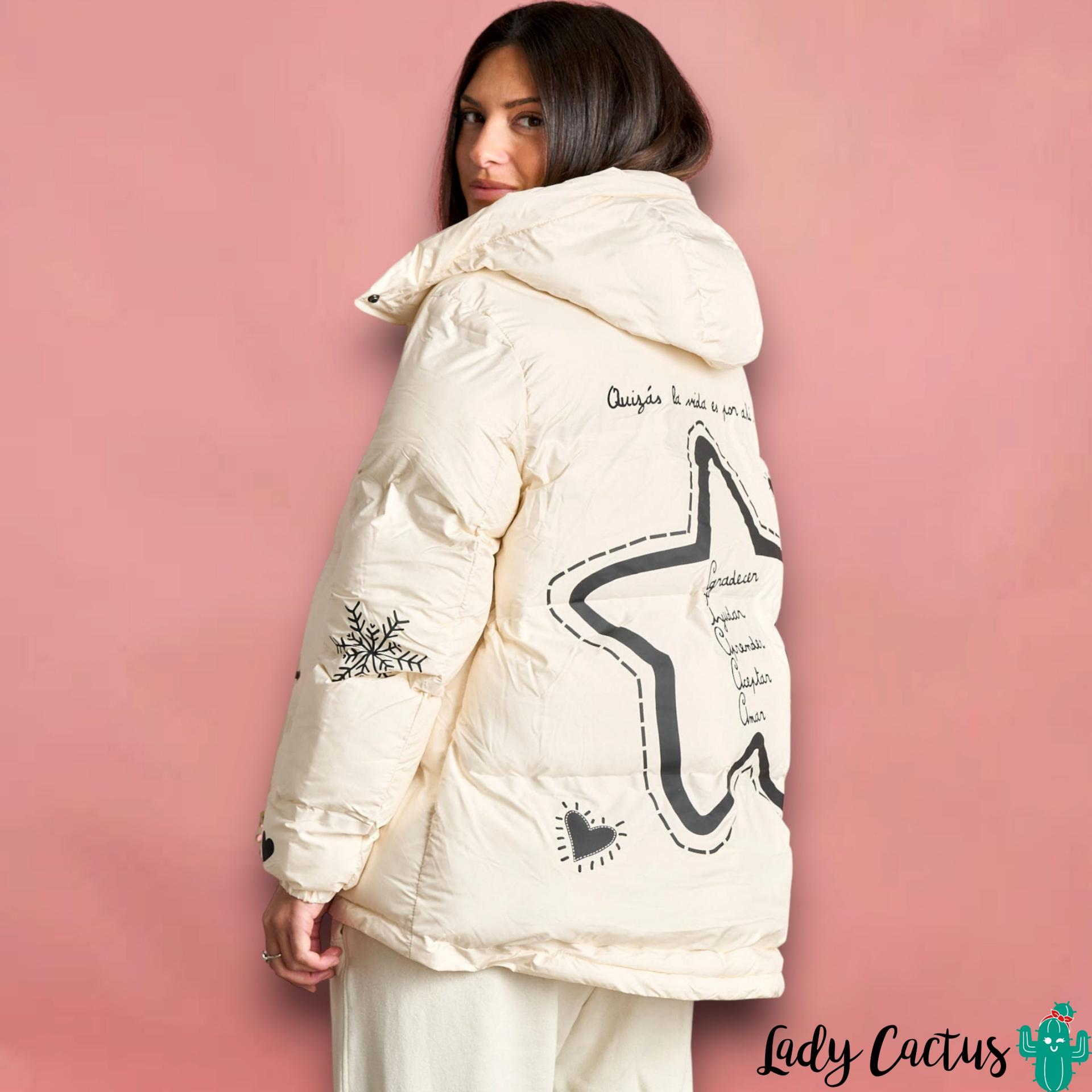 Plumífero Helsinki con mensaje bordado de Anabel Lee para profundidad humana