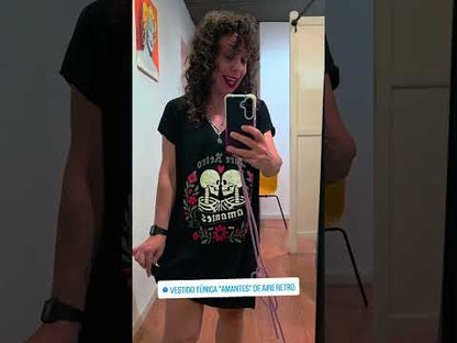 Vestido túnica "Amantes" de Aire Retro