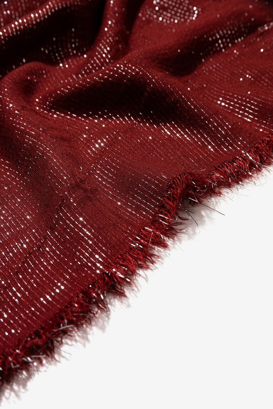 Pañuelo Laura grana disponible en Lady Cactus Sevilla