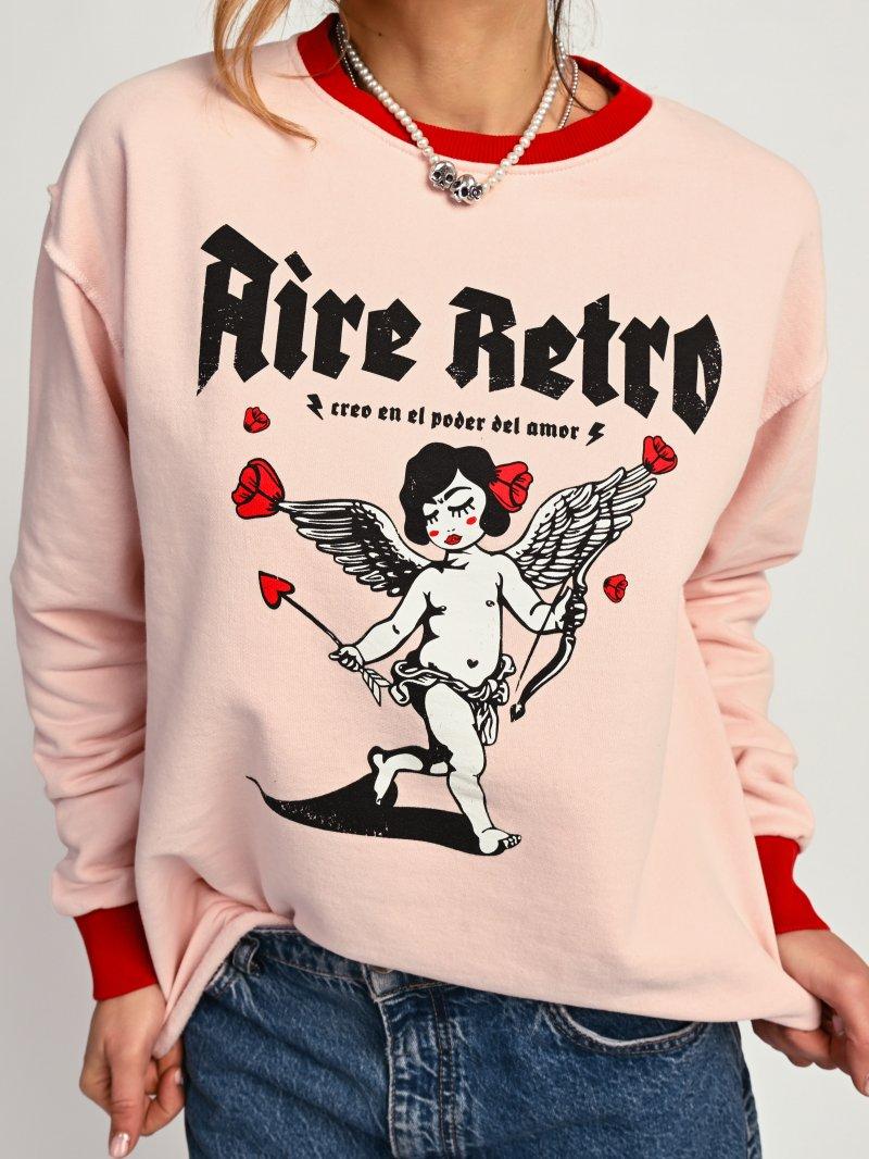 Sudadera rosa bebé modelo Cupida de la marca Aire Retro en Lady Cactus