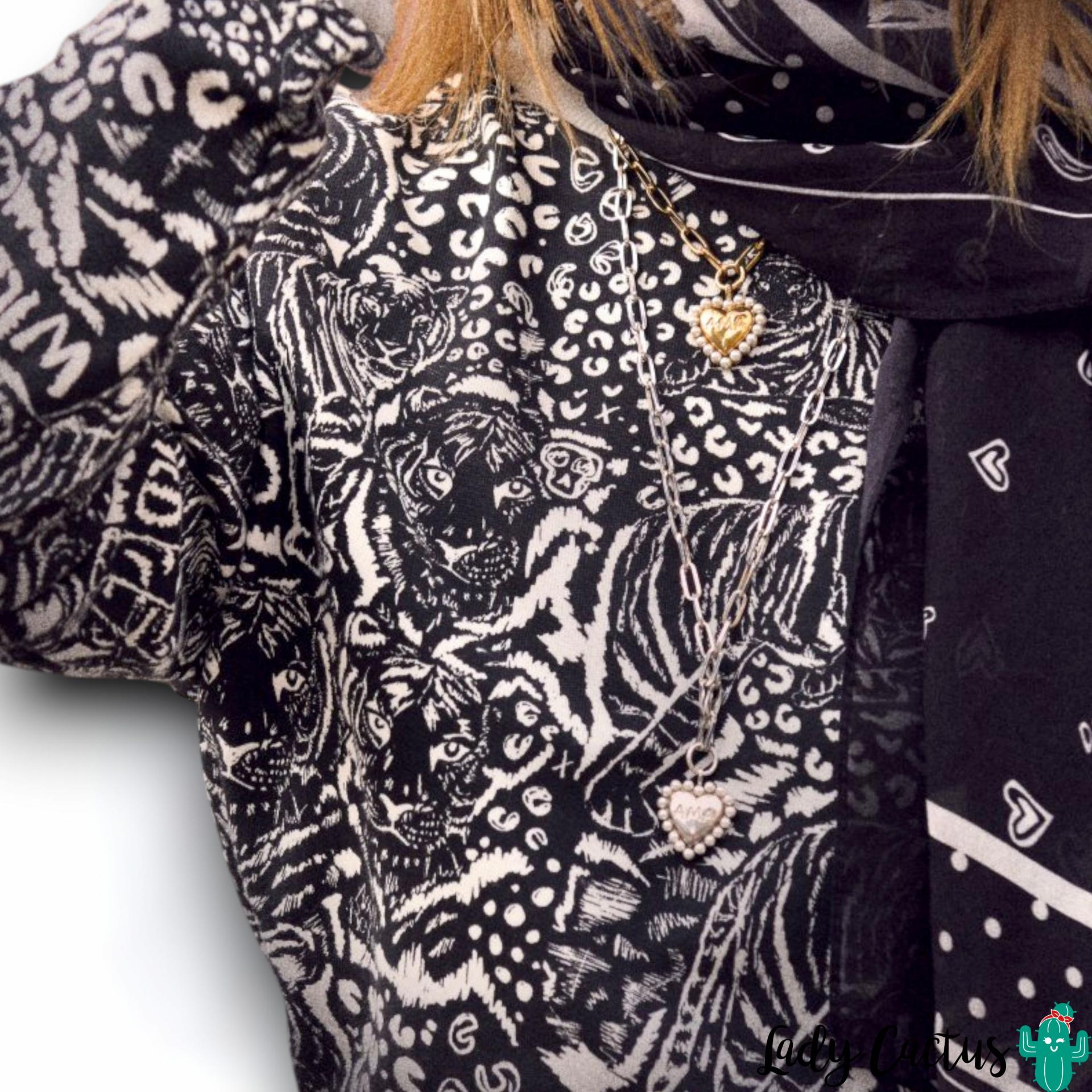 Sudadera Felinos con diseño original español de Aire Retro en Lady Cactus