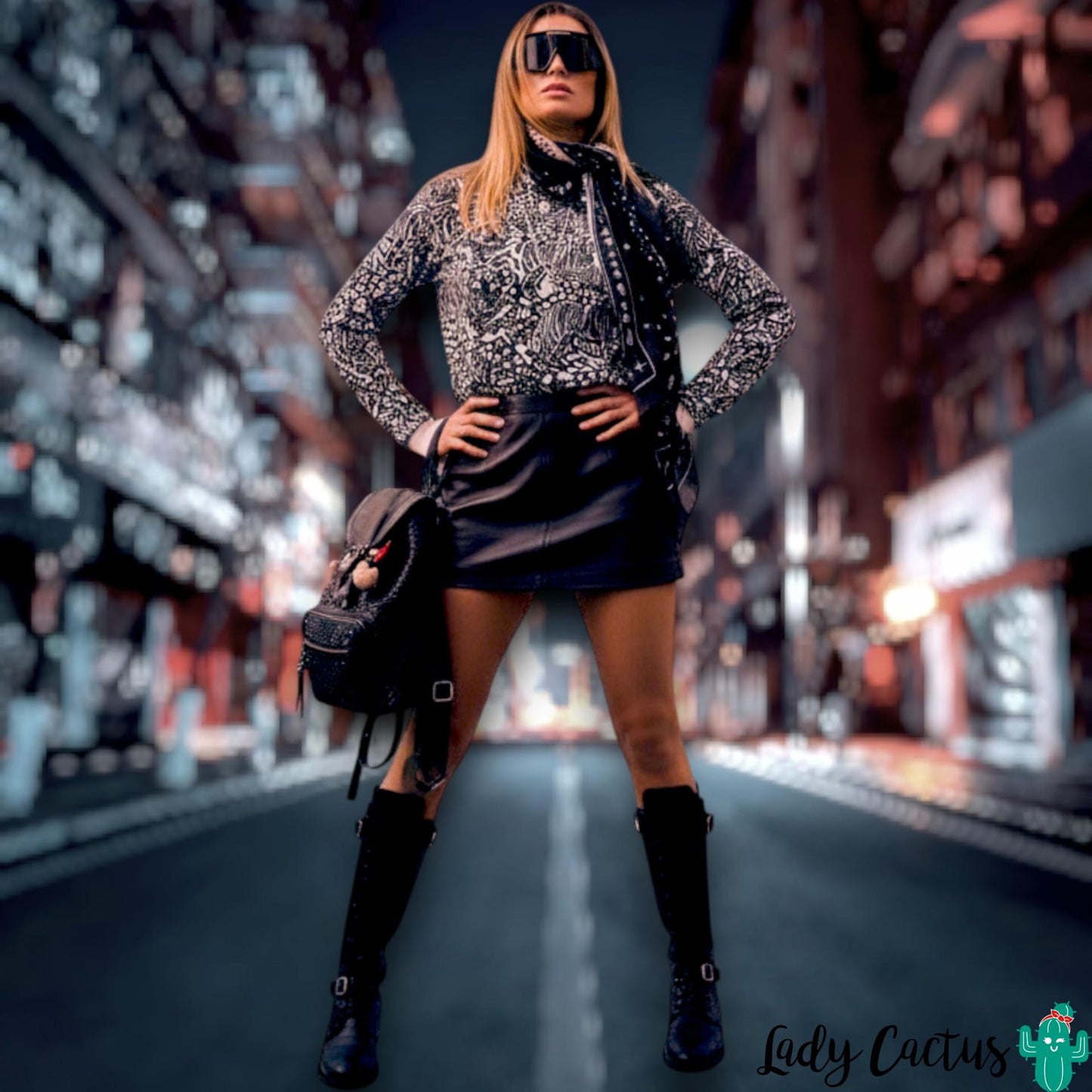 Sudadera Felinos para expresión rebelde salvaje de Aire Retro