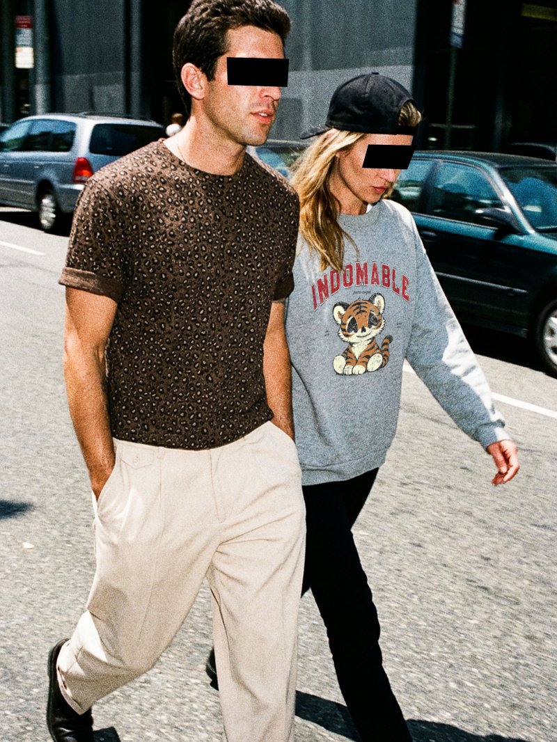 Sudadera gris "Cuqui" de Aire Retro