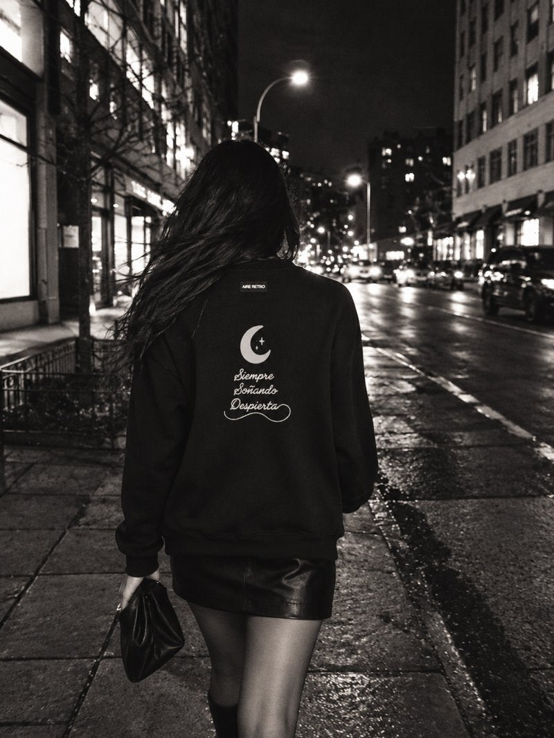 Sudadera "Soñando despierta" de Aire Retro