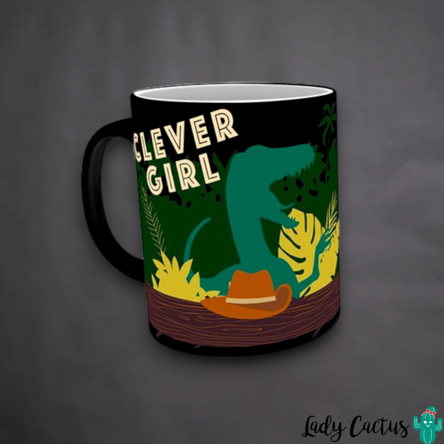 Taza Termocambiable Jurassic Park Clever Girl