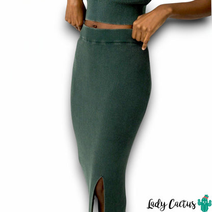 Falda Raine Verde Botella de Tiffosi