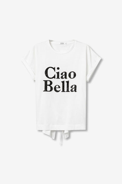 Ropa de mujer con mensaje positivo disponible en tienda online.