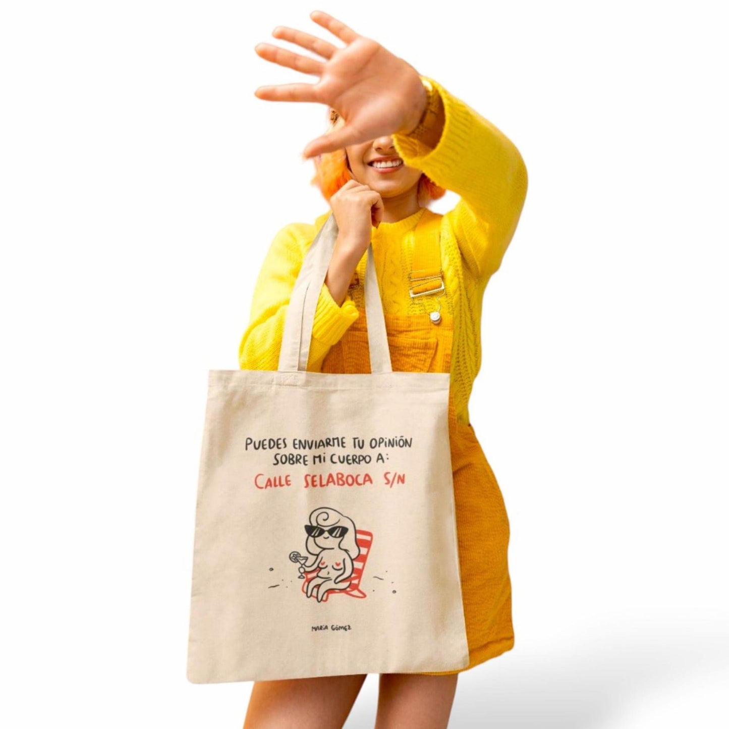 Tote Bag Calle Selaboca María Gómez Lady Cactus