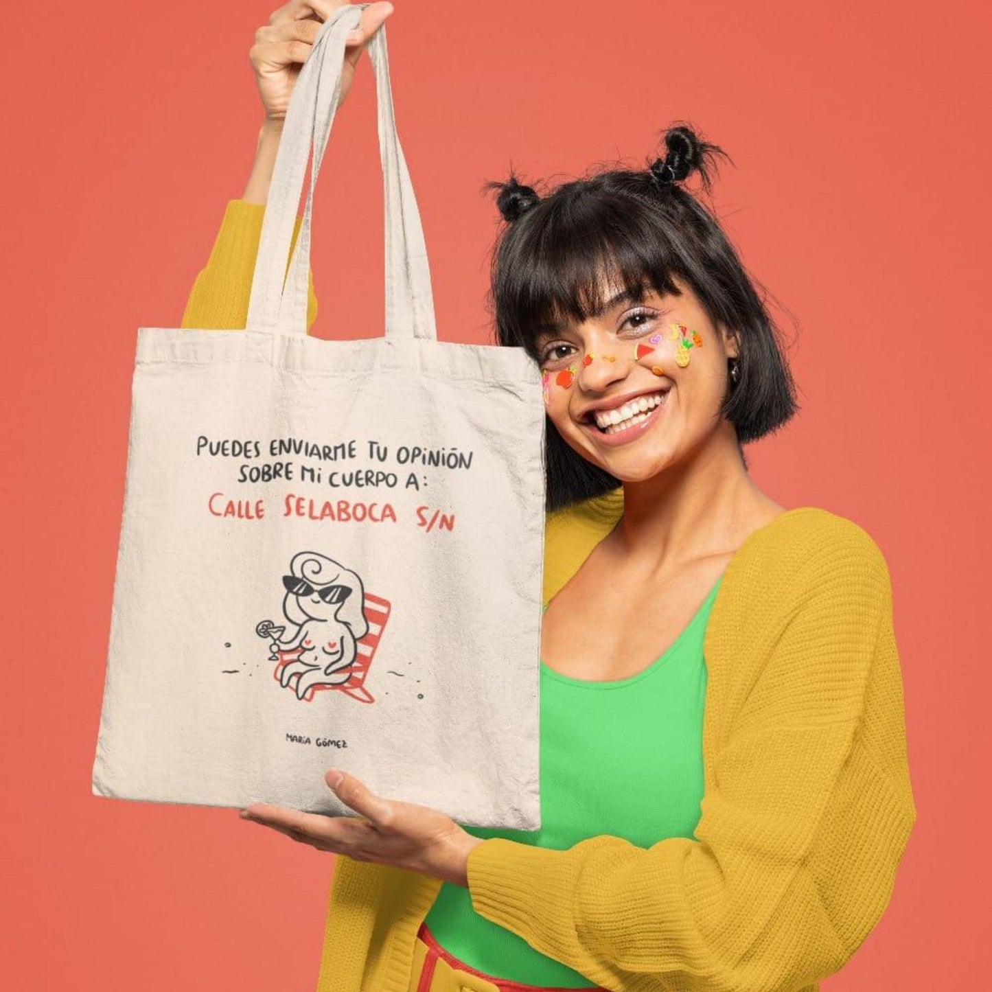 Tote Bag Calle Selaboca María Gómez Lady Cactus