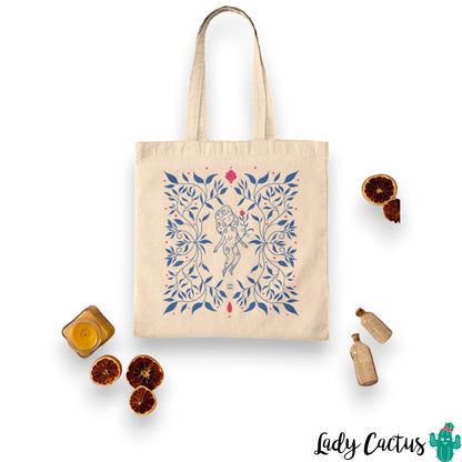 Tote Bag Florecer María Gómez Lady Cactus