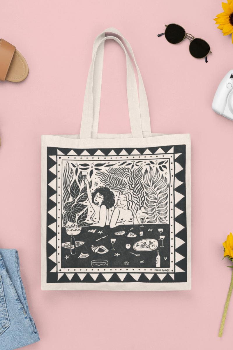 Tote bag Sobremesa de María Gómez Ilustradora