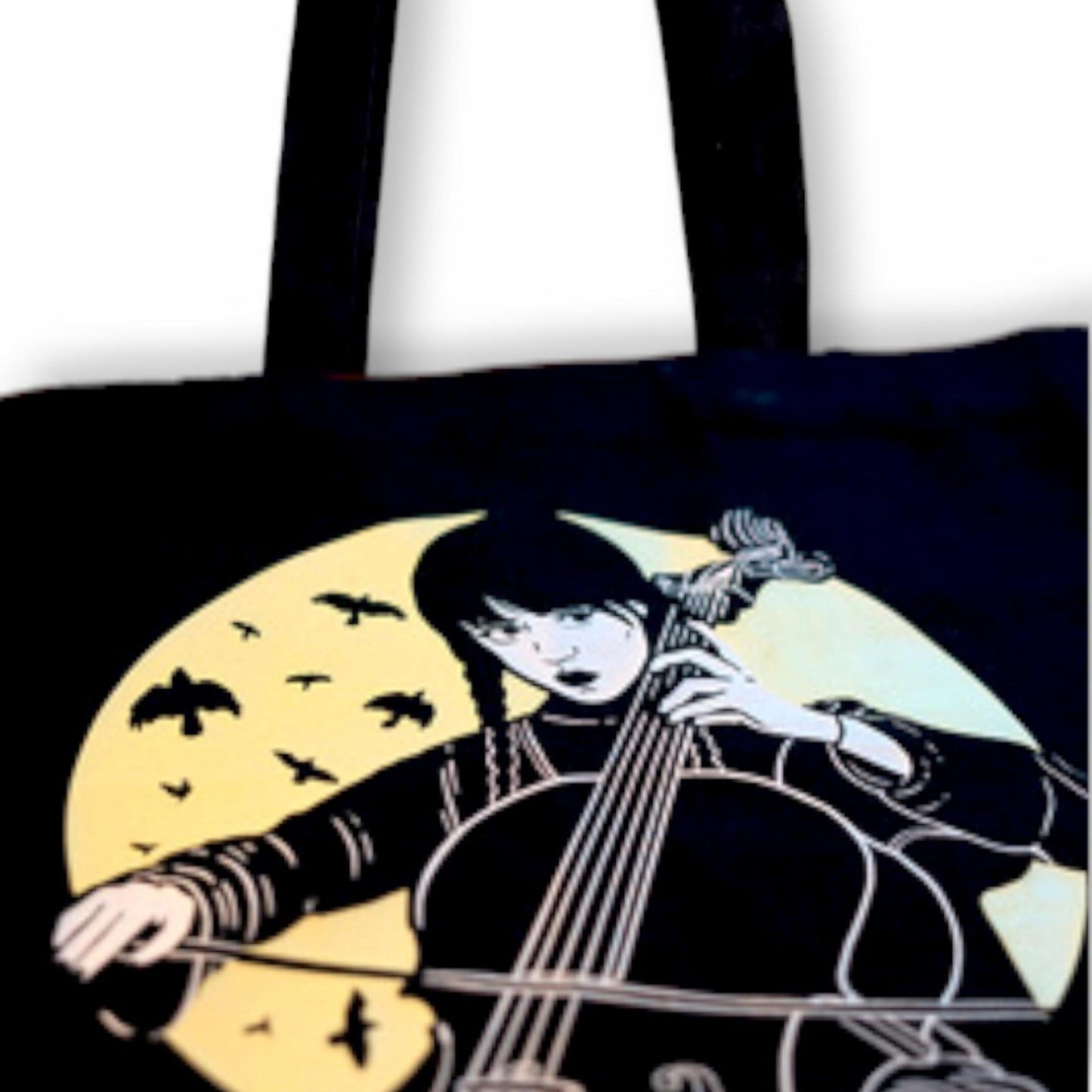 Totebag Miércoles Addams.  Productos con Licencia Oficial