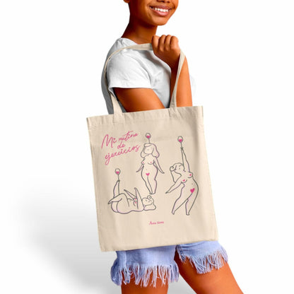 Tote Bag Mi Rutina de Ejercicios María Gómez Lady Cactus
