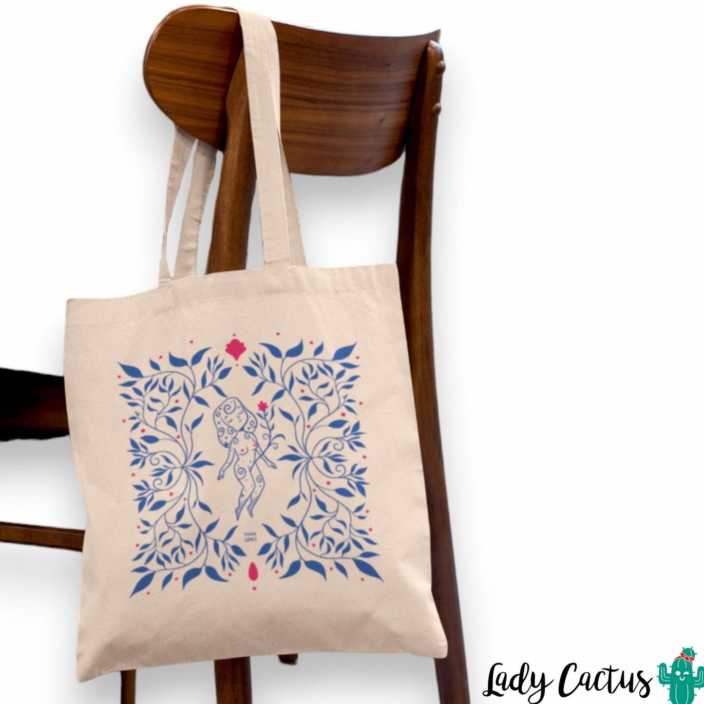 Tote Bag Florecer María Gómez Lady Cactus
