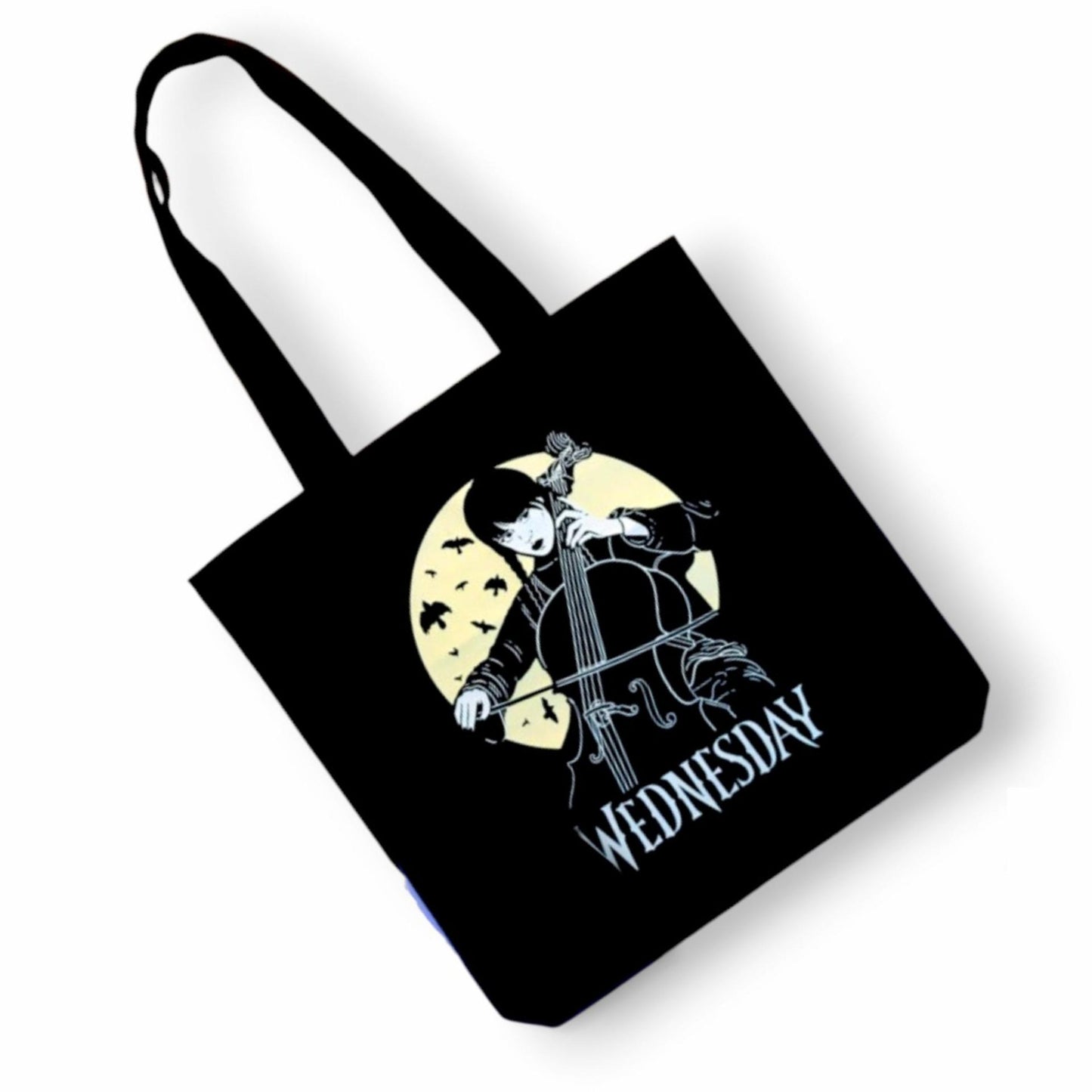Totebag Miércoles Addams.  Productos con Licencia Oficial