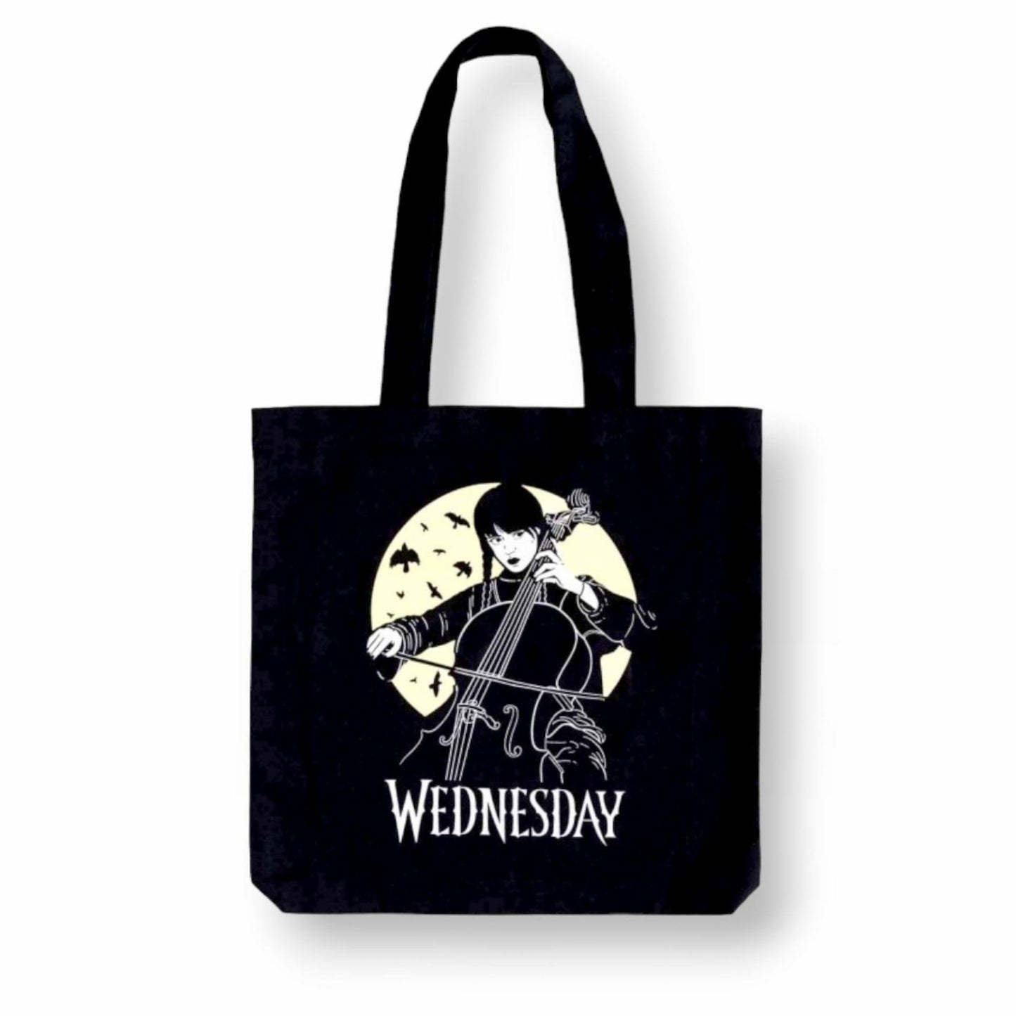 Totebag Miércoles Addams.  Productos con Licencia Oficial