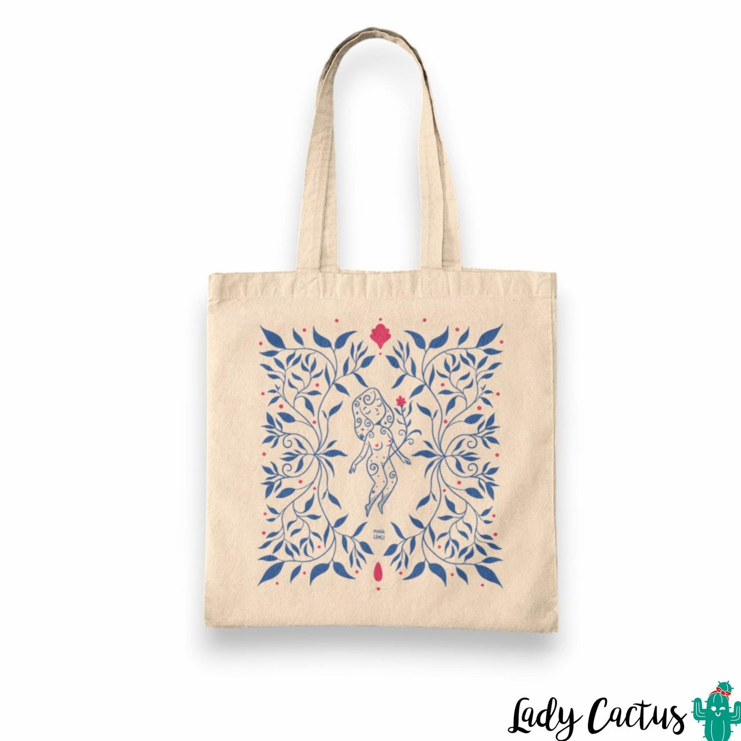 Tote Bag Florecer María Gómez Lady Cactus