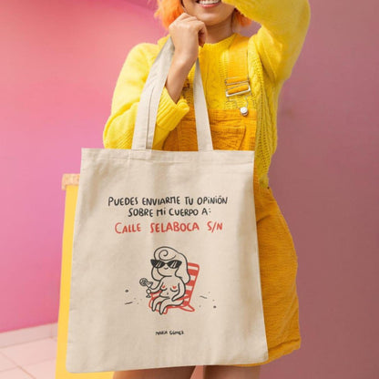 Tote Bag Calle Selaboca María Gómez Lady Cactus