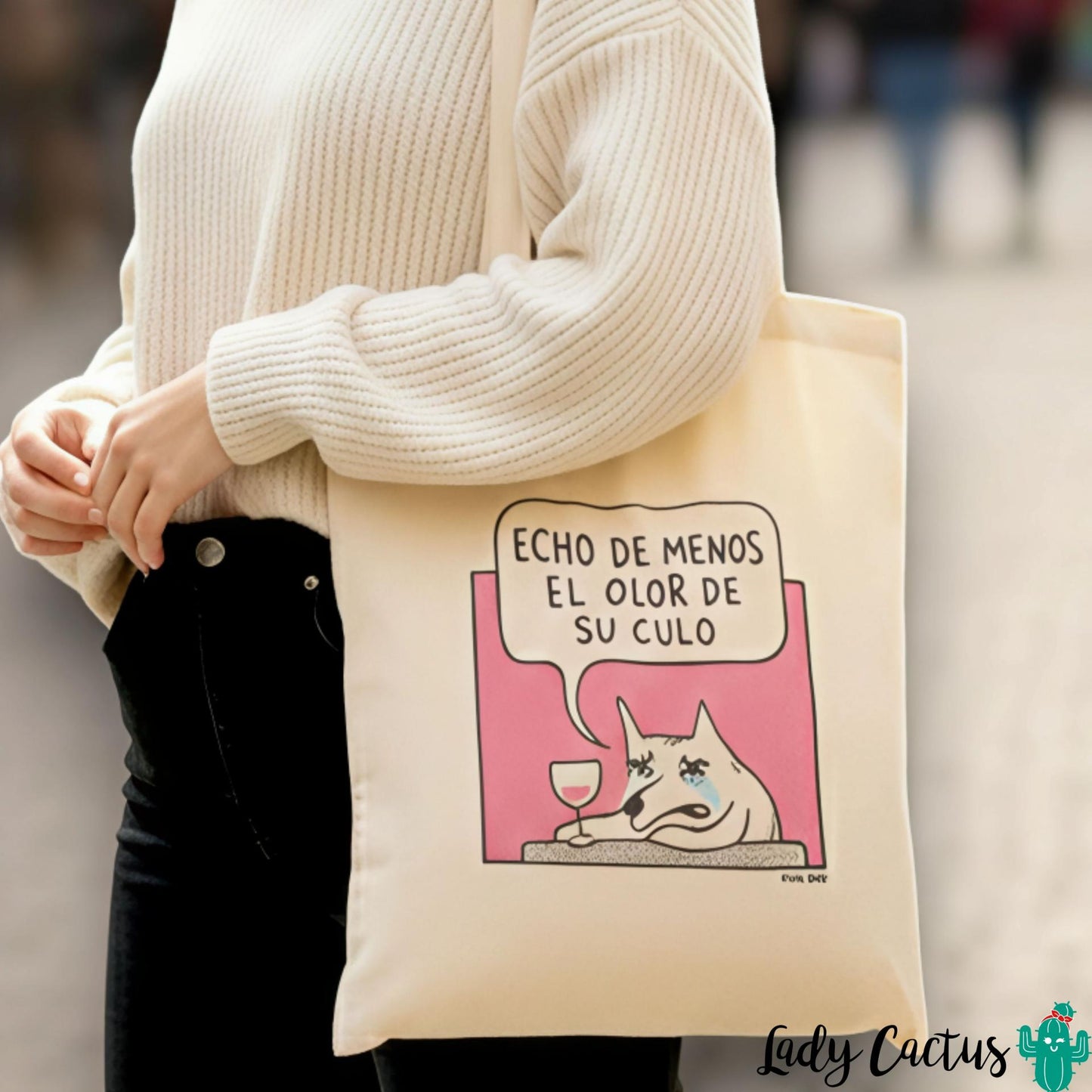 Tote Bag Echo de Menos María Gómez Lady Cactus