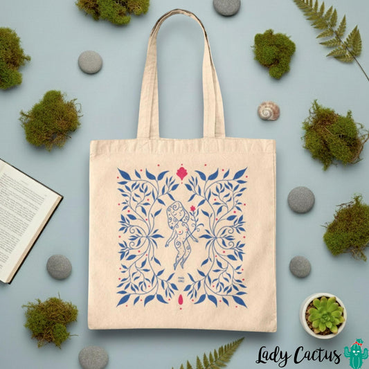 Tote Bag Florecer María Gómez Lady Cactus