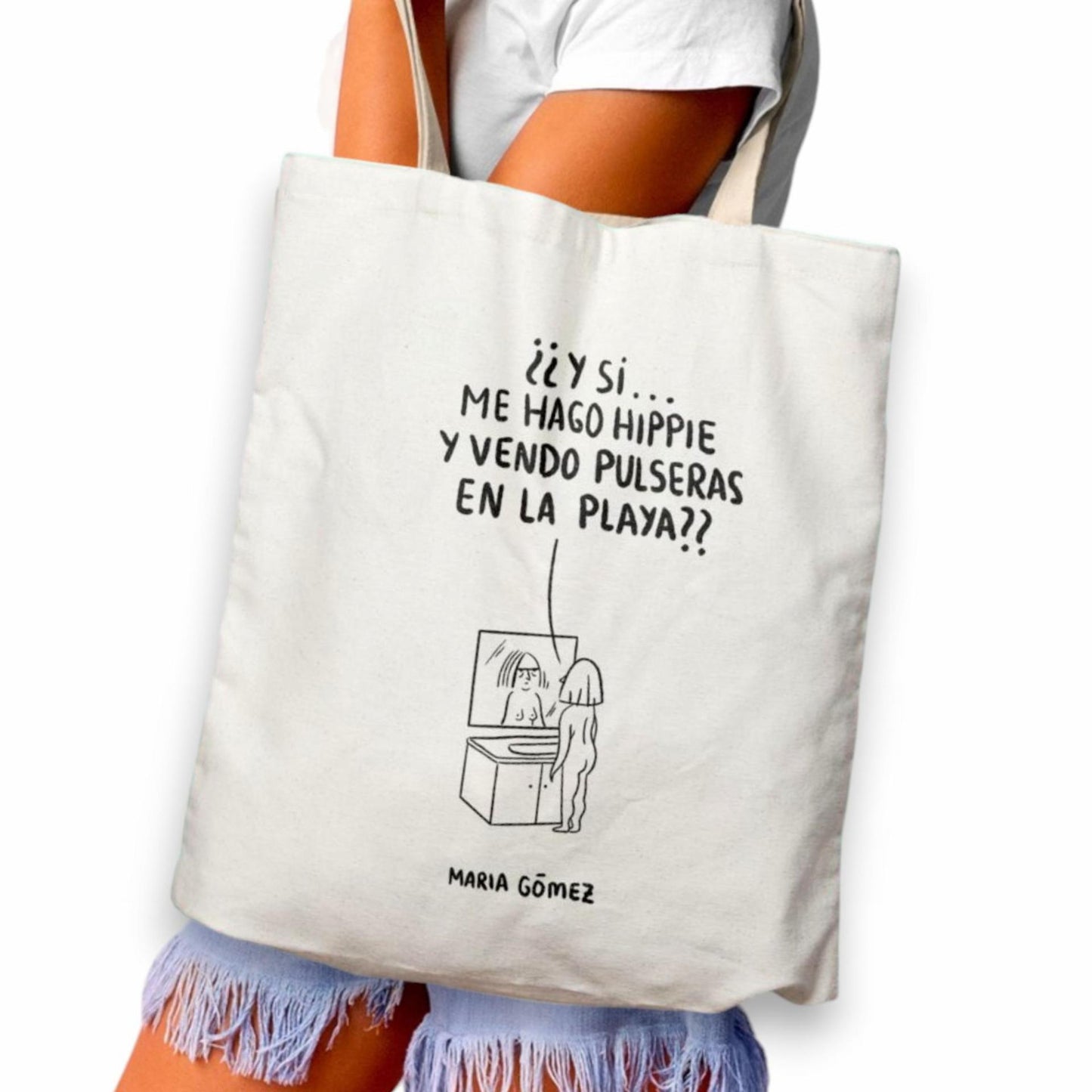 Tote bag Hippie de María Gómez Ilustradora